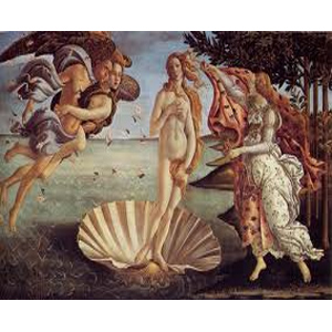 El nacimiento de Venus, Boticelli.