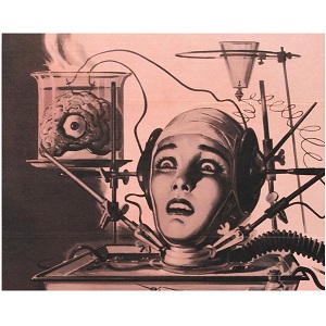 Poster de la película estadounidense El cerebro que no quería morir de 1962, de la que recientemente se hizo una adaptación musical en el teatro. La imagen es de dominio público.