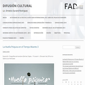 Imagen sobre Difusión cultural de la FAD Xochimilco. 