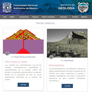 Imagen sobre los temas selectos del Instituto de Geología