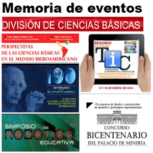 Imagen sobre Memoria de eventos de la División de Ciencias Básicas.