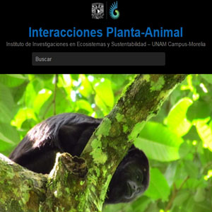 Imagen sobre Interacciones Planta- Animal.