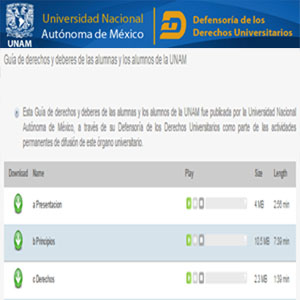 Imagen sobre Guía de derechos y deberes de las alumnas y los alumnos de la UNAM de la DDU.