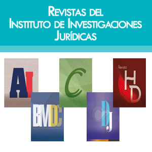 Imagen sobre las Revistas del Instituto de Investigaciones Jurídicas.