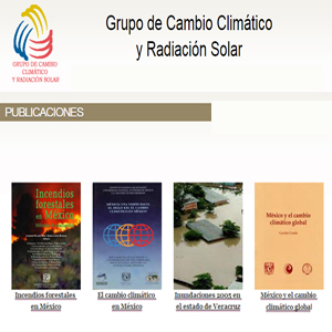 Imagen sobre Publicaciones del Grupo de Cambio Climático y Radiación Solar. 