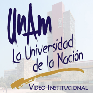 Imagen sobre video institucional de la UNAM. 