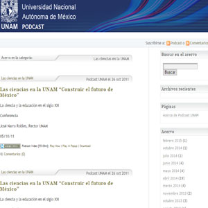 Imagen del programa la Ciencia en la UNAM toda la colección de vídeos que hay debates