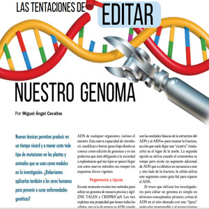 Imagen de edición de genes 
