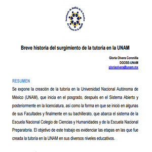 Imagen sobre tutoría en la UNAM 