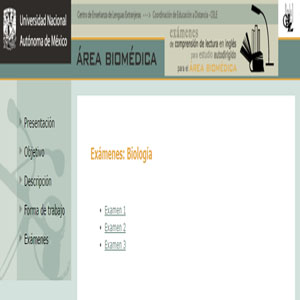 Imagen sobre área biomédica: exámenes 