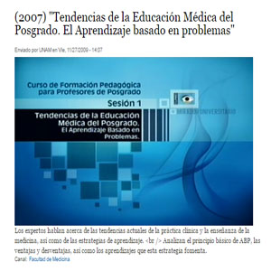 Imagen sobre las tendencias de la Educación Médica del Posgrado: el aprendizaje basado en problemas. 