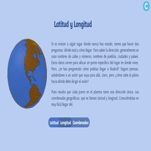 Imagen sobre latitud y longitud. 