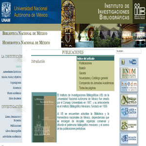 Imagen sobre Publicaciones del IIB