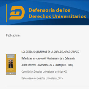 Imagen sobre Publicaciones de la Defensoría de los Derechos Universitarios 