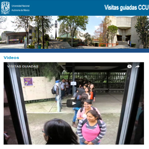 Imagen sobre los Vídeos de Visitas Guiadas CCU