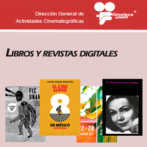 Imagen sobre libros digitales de la Filmoteca UNAM.