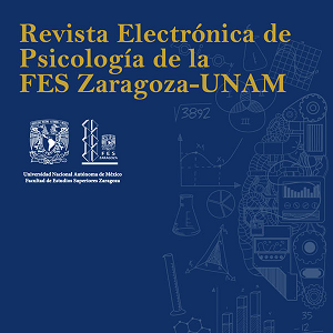 Fondo azul, letras en dorado con el título del recurso, logos de la UNAM y de la FEs Zaragoza en color blanco.